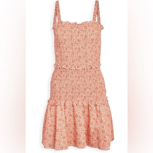 Parker Illy Terracotta Rue Dress size M - Picture 2 of 8